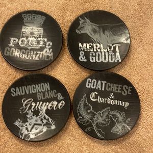 Williams-Sonoma wine and cheese appetizer/cocktail plates